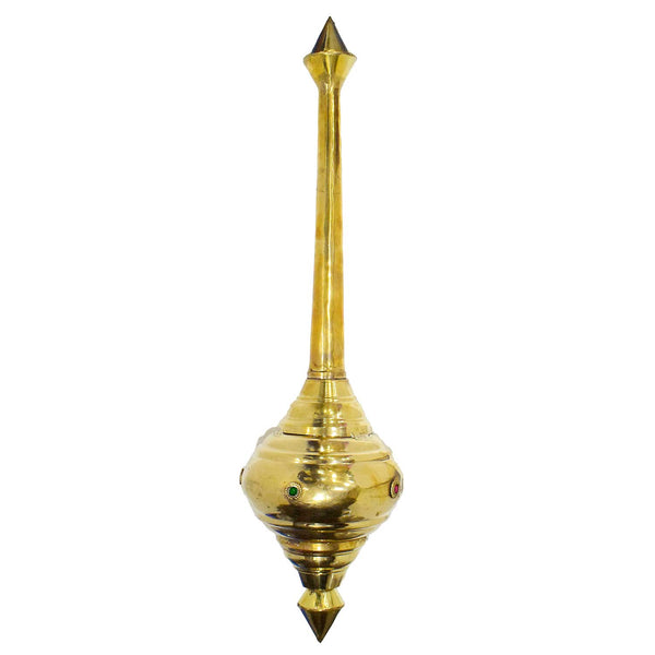 27 Inch Brass Hanuman Gada (Mace) to Protect Form Negative Energies