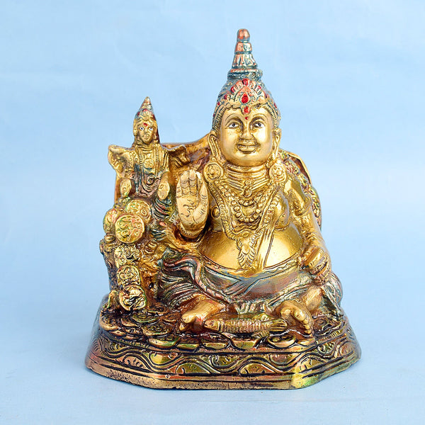 5.9 Inch Brass Kuber Idol Attract wealth and prosperity