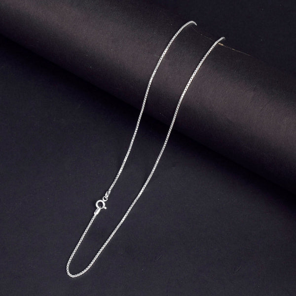 925 Pure Silver Square Link Chain