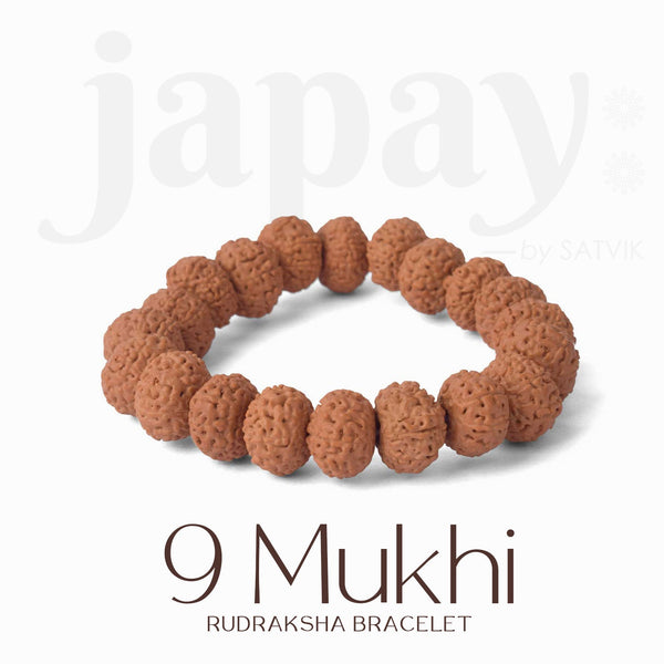 9 Mukhi Rudraksha Bracelet