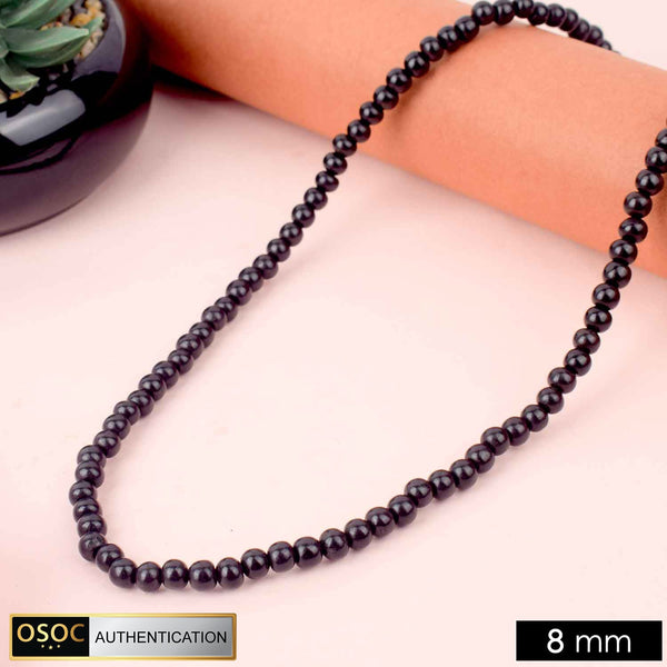 8mm Govt. Certified original Karungali Mala – 108+1 Beads for Japa & Focus