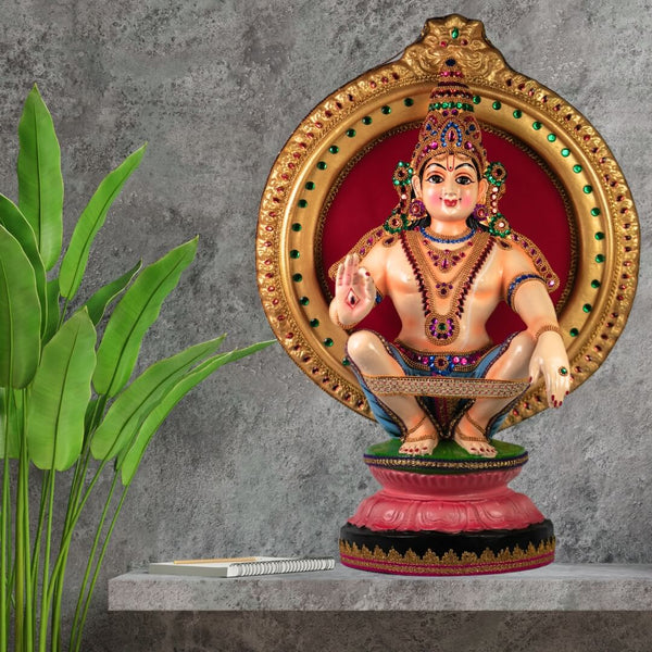 AYYAPPA IDOL IN FIBRE - 72 CM HEIGHT