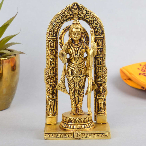 5.9 Inch Superfine Pure Brass Ayodhya Ram Lalla Idol