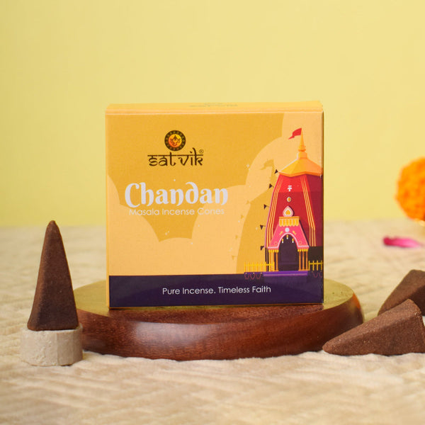 Chandan Pure Masala Incense Cones