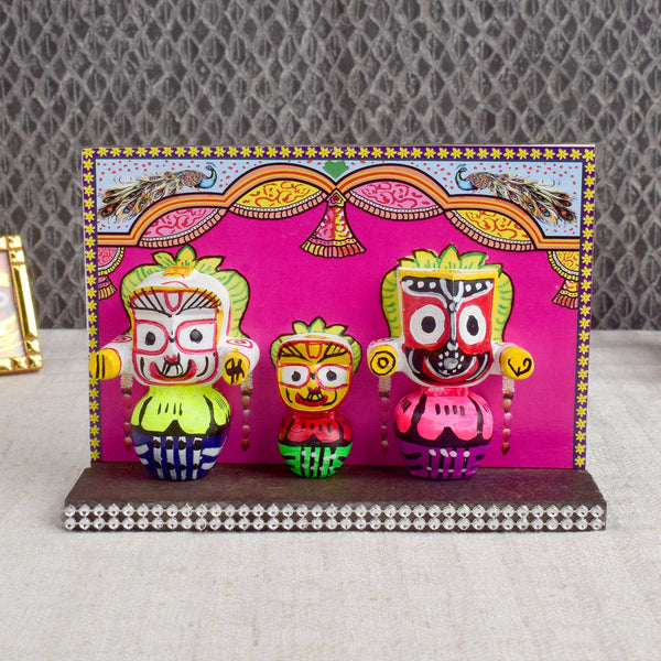 Lord Jagannath Wooden Idol – For Devotion, Travel & Blessings