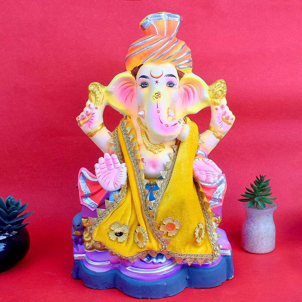 Attractive Yellow Patka/Duppata/Angvastra 22/32