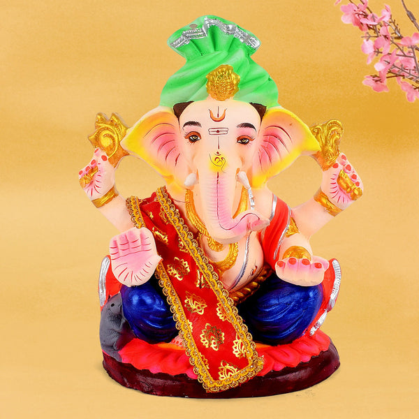 Red and Yellow Royal Patka/Duppata/Angvastra 14/22 INCH