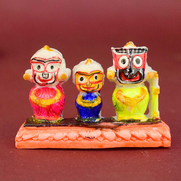 Jagannath Ji Marble Idol for Car Dashboard
