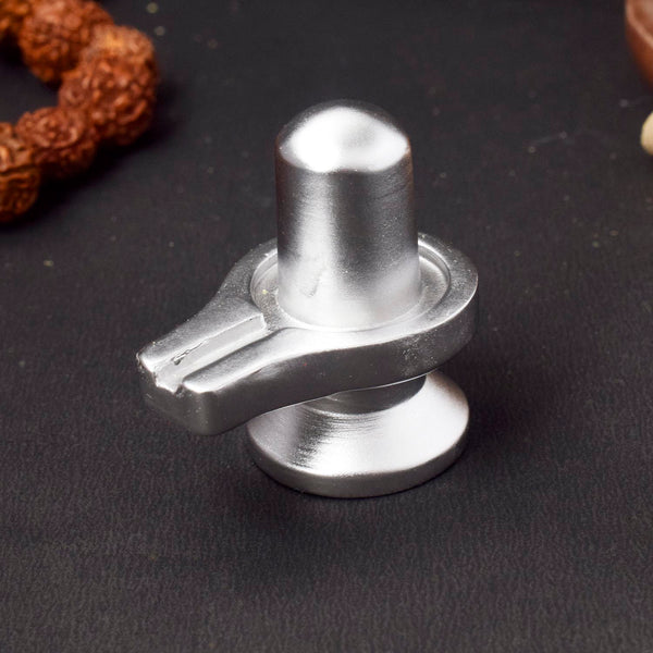Medium Parad Shivling – Energized Mercury Shivling for Pooja