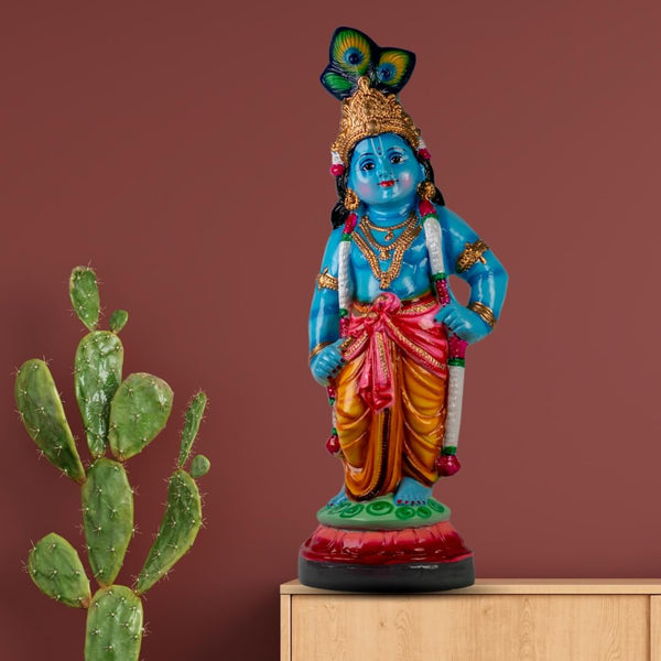 PAPER PULP VITHOBA KRISHNA IDOL-62 CM HEIGHT