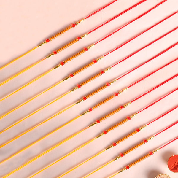 Twelve Threads of Joy: Rakhi Set of 12