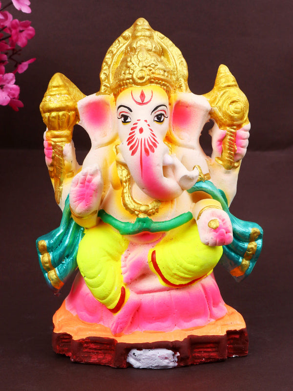 6.3 Inch Varaprada Eco-Friendly Ganesha Idol