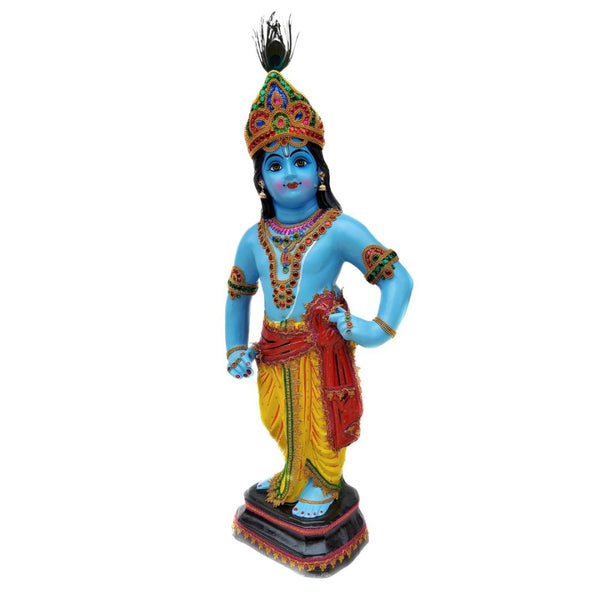 GURUVAYUR KRISHNA STATUE IN FIBRE-86 CM HEIGHT