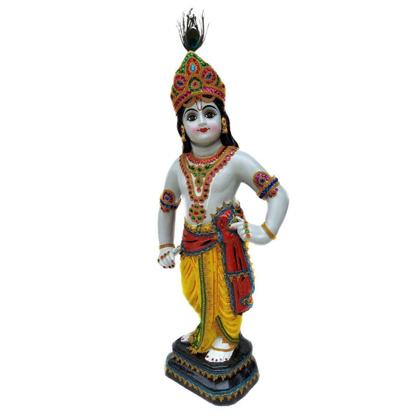 GURUVAYUR KRISHNA STATUE IN FIBRE-86 CM HEIGHT