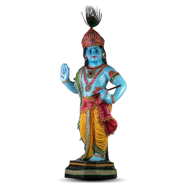 BLESSING KRISHNA IDOL - 86 CM HEIGHT