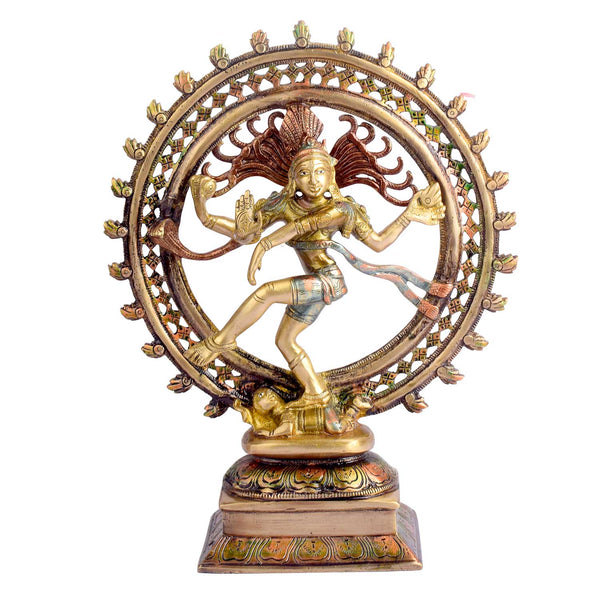 13.4 Inch Beautiful Natraj Brass Idol