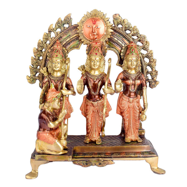 15.7 Inch Graceful Ram Darbar in Brass