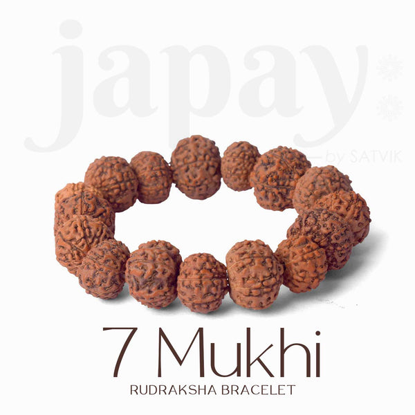 7 mukhi rudraksha bracelet