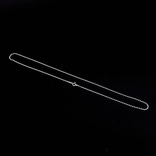 925 Pure Silver Beaded Chain