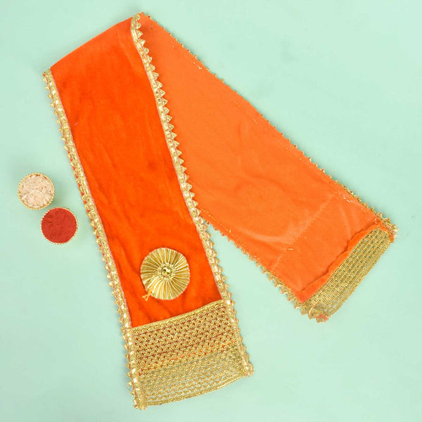 Classic Orange Angvastra/Patka/Duppata 24/32/35 Inch