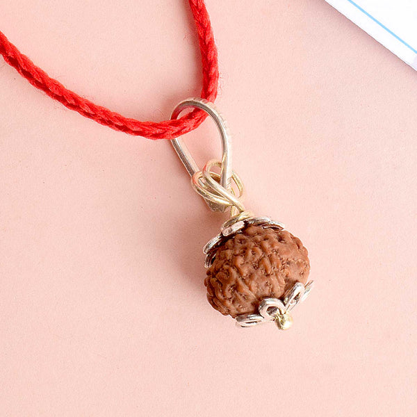 Certified 7 Mukhi Rudraksha Pendant