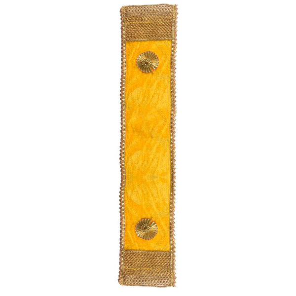 Premium Yellow Angvastra/Patka/Duppata Temple and Ritual