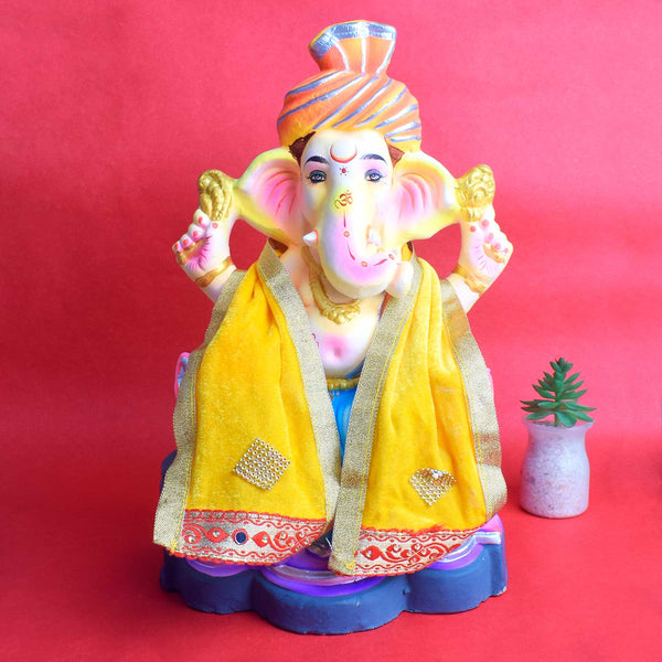 Elegant Yellow Angvastra/Patka/Duppata 23/32 Inch