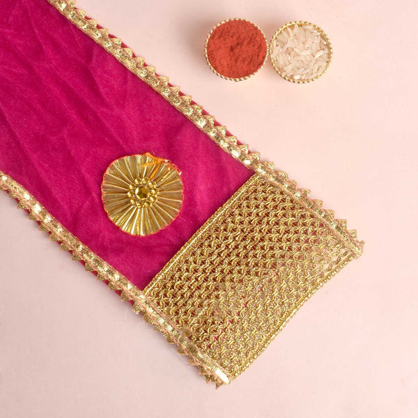 Sacred Pink Angvastra/Patka/Duppata 15/23/32 Inch