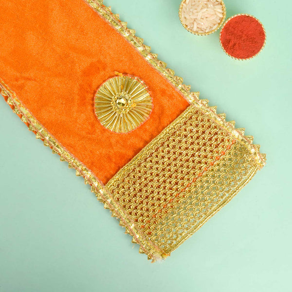 Classic Orange Angvastra/Patka/Duppata 24/32/35 Inch