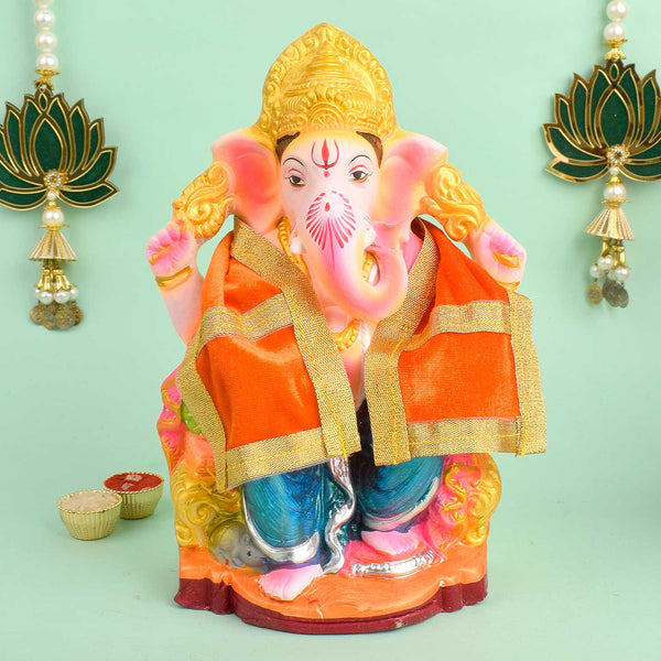 Divine Orange Angvastra/Patka/Duppata 15/22 Inch