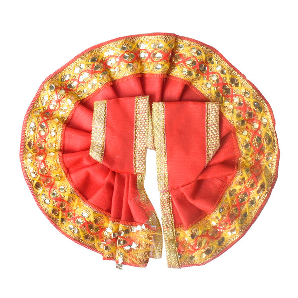 Enchanting Multicolour Laddu Gopal Dress with Golden Border