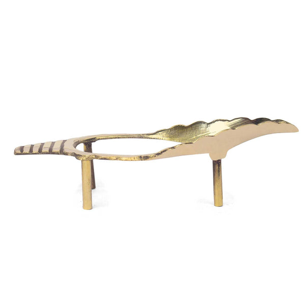 Elegant Brass Shankh Stand