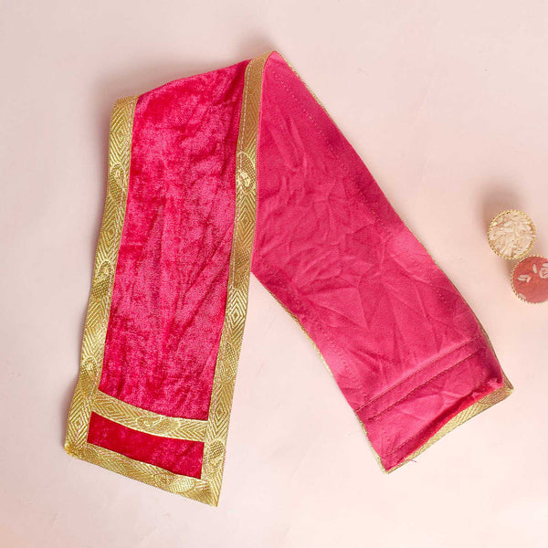 Elegant Pink Angvastra/Patka/Duppata 22 Inch