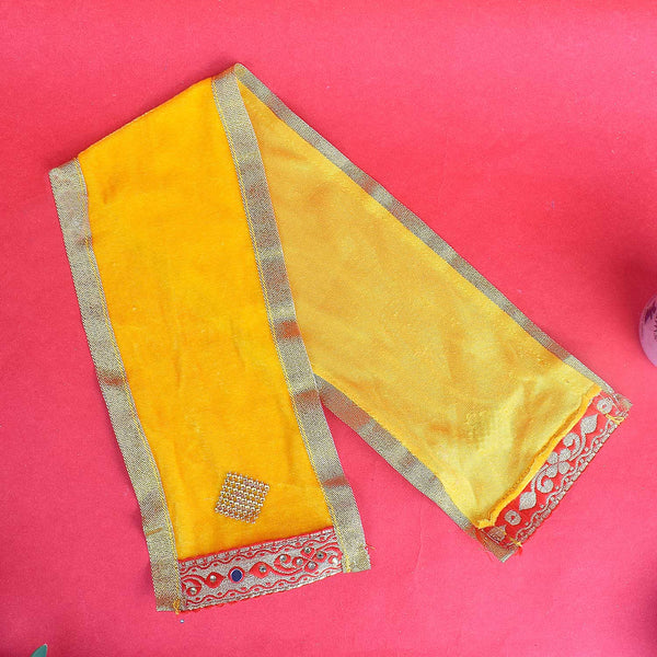 Elegant Yellow Angvastra/Patka/Duppata 23/32 Inch