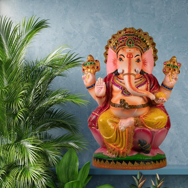 GANESHA IDOL IN FIBRE – 57 CM HEIGHT