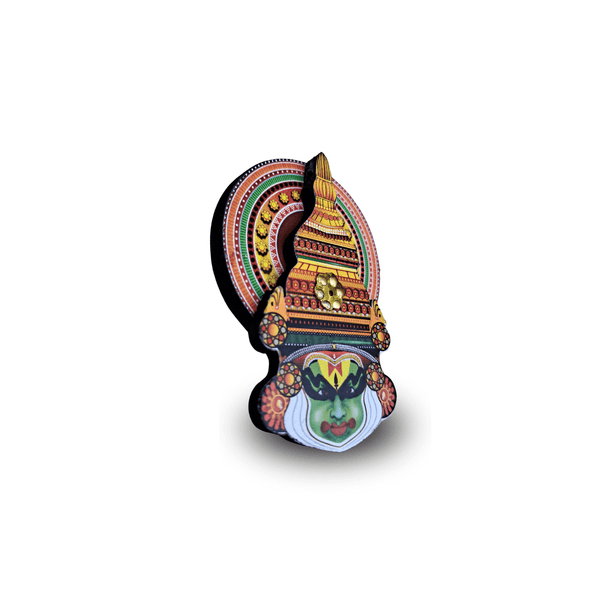 HANDMADE KATHAKALI FRIDGE MAGNET SOUVENIR- 6 CM HEIGHT