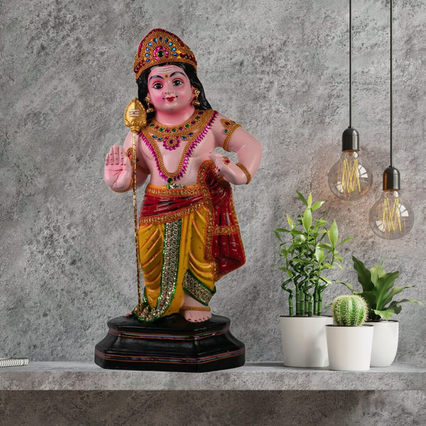 MURUGAN STATUE FOR HOME IN FIBRE- 55 CM HEIGHT