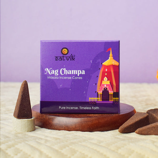 Nag Champa Pure Masala Incense Cones