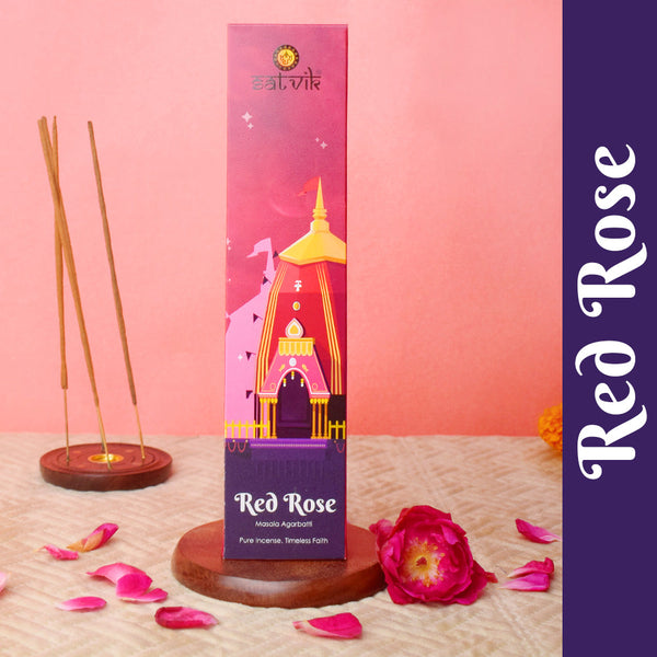 Red Rose Pure Masala Incense Sticks
