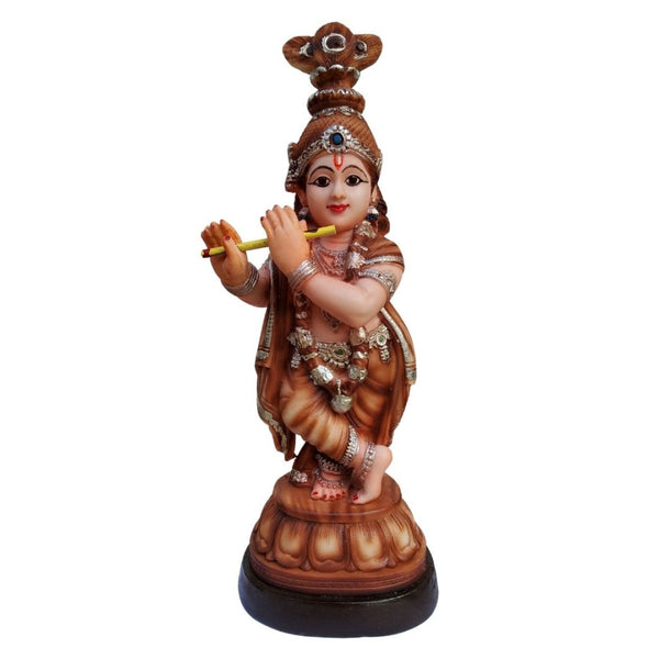 KRISHNA IDOL IN POLYMARBLE- 33 CM