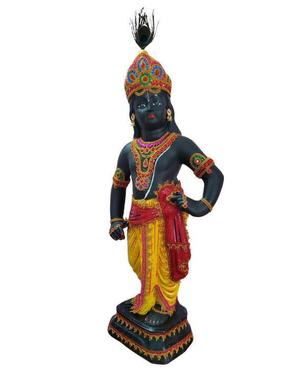 GURUVAYUR KRISHNA STATUE IN FIBRE-86 CM HEIGHT