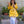 Yellow Krishna Dress – Sequin Embellished Outfit with Silver Border