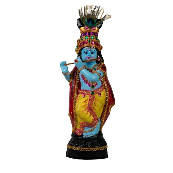 KRISHNA MURTI IN FIBRE - 40 CM HEIGHT
