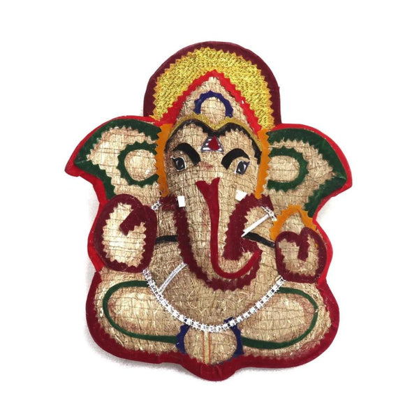 RAMACHAM GANAPATHI, VETIVER VINAYAKA WALL HANGING- 24 CM HEIGHT