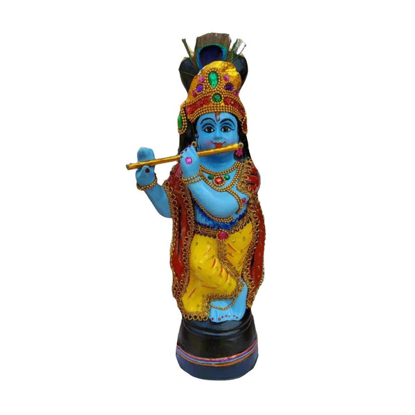 SREE KRISHNA STATUE IN FIBRE- 35 CM HEIGHT
