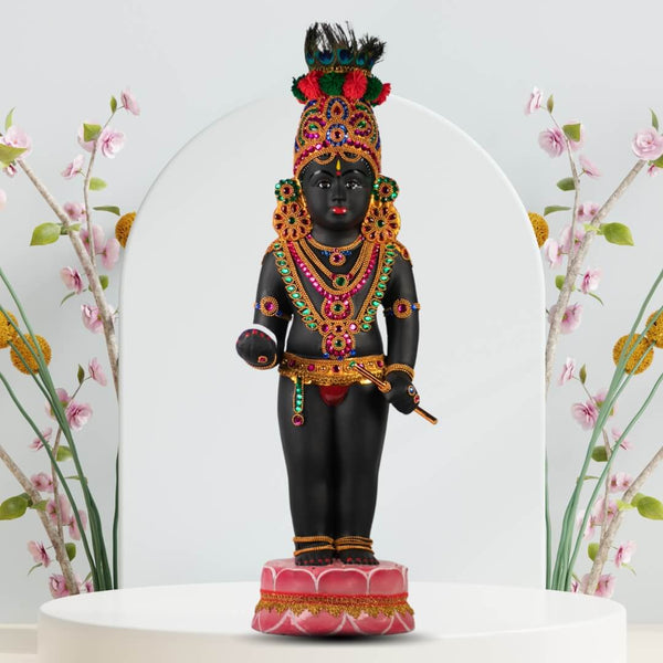 USHA POOJA GURUVAYURAPPAN IDOL IN FIBRE-75 CM HEIGHT